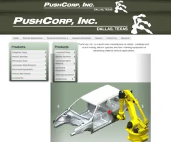 Pushcorp.com(The Leader in Force Control Tooling) Screenshot