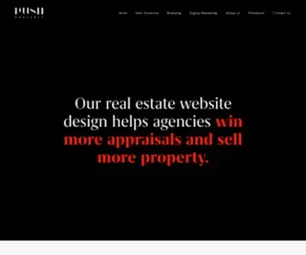 Pushcreative.property(Our real estate website design) Screenshot