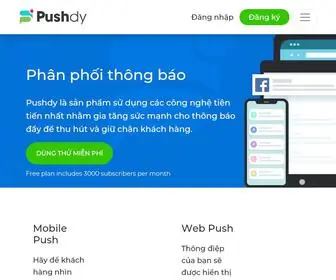 Pushdy.vn(Tăng doanh số với MaxLead) Screenshot