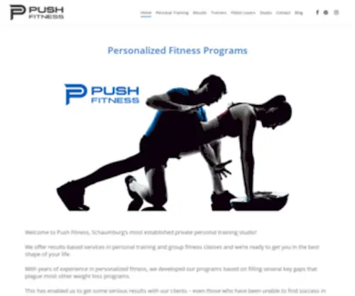 Pushfitnesstraining.com(Push Fitness) Screenshot