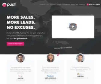 Pushgroup.com(Push Group) Screenshot