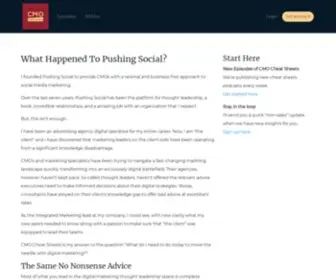 Pushingsocial.com(Pushingsocial) Screenshot