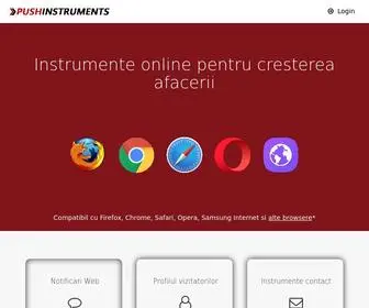 Pushinstruments.com(Growing your business) Screenshot