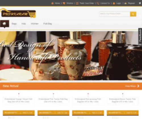 Pushkaram.com(Online handicraft bags) Screenshot