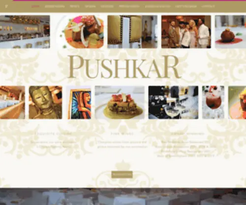 Pushkardining.com(Indian Restaurant in Birmingham) Screenshot