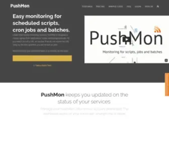 Pushmon.com(Script, Job, App, Batch & Cron Job Monitoring) Screenshot