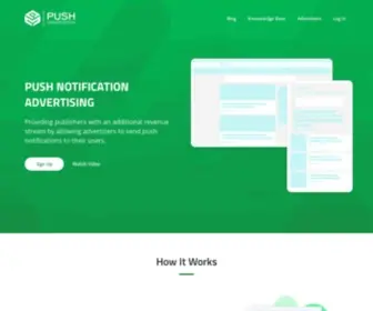 Pushmonetization.com(Push Notification Advertising Network) Screenshot