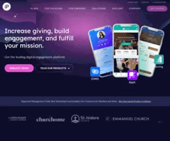 Pushpay.com(Online Church Giving & Church Management Software) Screenshot