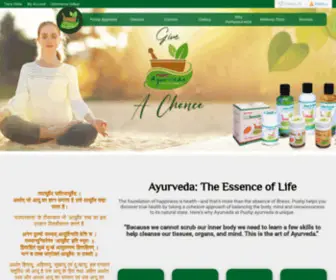 Pushpayurveda.com(Pushp Ayurveda) Screenshot