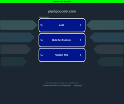 Pushpopcorn.com(Push Popcorn) Screenshot