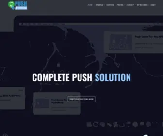 Pushpros.com(Web Push Notifications Service) Screenshot
