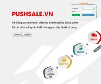 Pushsale.vn(User Log In) Screenshot