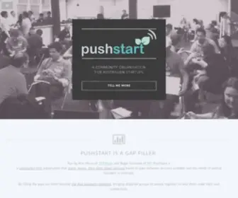 Pushstart.com.au(Supporting Australian Startups) Screenshot