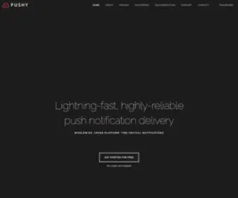 Pushy.me(Lightning-Fast & Highly-Reliable Push Notifications) Screenshot