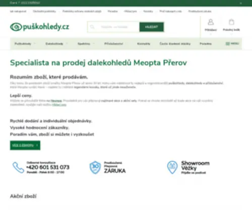 Puskohledy.cz(Prodej optiky Meopta Přerov) Screenshot