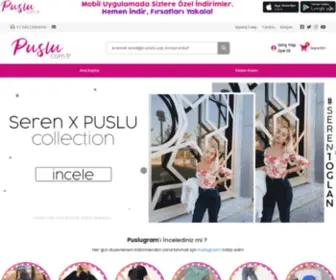 Puslu.com.tr(Türkiye'nin Kadın Giyimin Merkezi) Screenshot