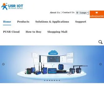 Pusr.com(4G LTE/5G Cellular Routers/Gateways/Modems for Industrial IoT) Screenshot