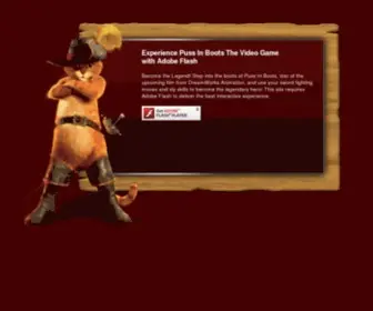Pussinbootsvideogame.com(Boots®) Screenshot