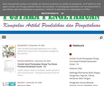 Pustakapengetahuan.com(Pustaka pengetahuan) Screenshot