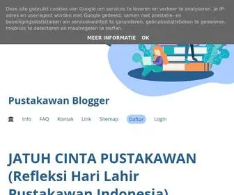 Pustakawan.web.id(Pustakawan Blogger) Screenshot