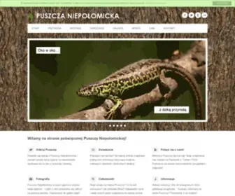 Puszczaniepolomicka.pl(Wszystko o Puszczy Niepołomickiej) Screenshot