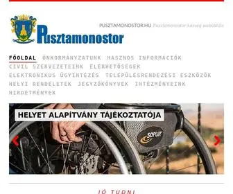 Pusztamonostor.hu(Község) Screenshot