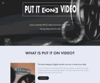 Putitonvideo.net(Put It On Video) Screenshot