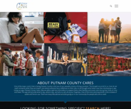 Putnamcountycares.com(Getting information to the public at the speed of life) Screenshot