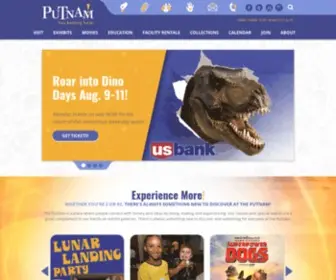 Putnam.org(Putnam Museum) Screenshot
