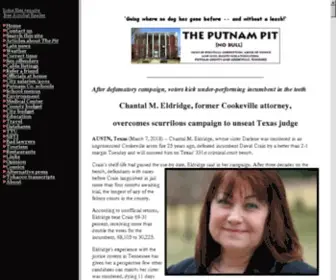 Putnampit.com(The Putnam Pit) Screenshot