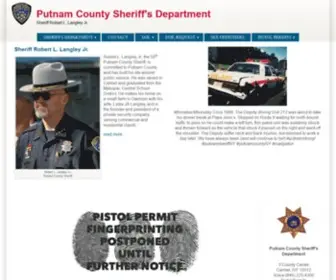 Putnamsheriff.com(Putnam County Sheriff's Department) Screenshot