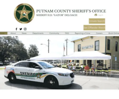 Putnamsheriff.org(Putnam County Sheriff's Office) Screenshot