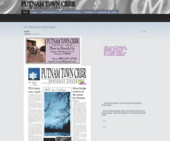 Putnamtowncrier.com(Putnam Town Crier a community newspaper covering the northeastern ct (quiet corner)) Screenshot