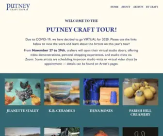 Putneycrafts.com(Putney Craft Tour) Screenshot