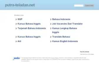 Putra-Teladan.net(Putra Teladan) Screenshot