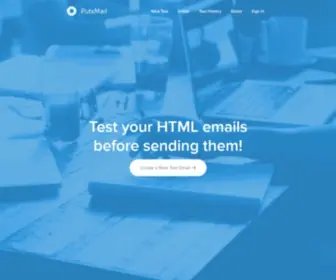 Putsmail.com(Test your HTML emails before sending them) Screenshot