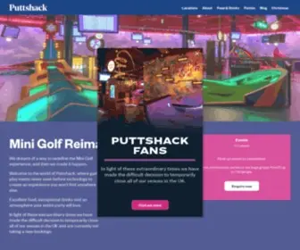 Puttshack.com(Puttshack) Screenshot