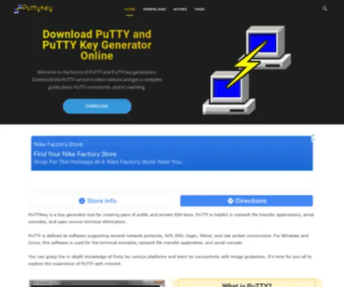 Puttykey.com(PuTTY Key) Screenshot
