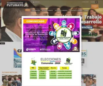 Putumayo.gov.co(Gobernación) Screenshot