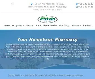 PutvindrugStore.com(Putvin Drug Store) Screenshot