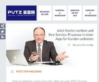 Putz-Digitaltransformation.de(Startseite) Screenshot