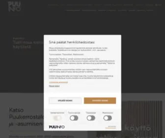 Puuinfo.fi(Etusivu) Screenshot
