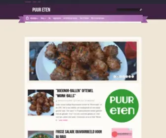 Puureten.net(Puur Eten) Screenshot