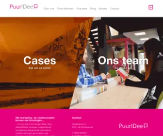 Puuridee.nl(Team voor strategie en design) Screenshot