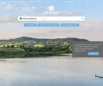 Puydedome.com(Conseil général du Puy) Screenshot