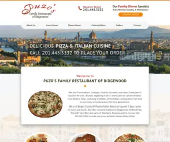 Puzos.net(Puzo's Family Restaurant) Screenshot