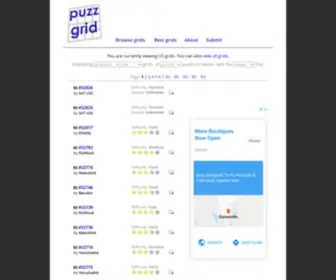 Puzzgrid.com(Only connect) Screenshot