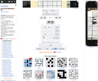 Puzzle-Futoshiki.com(Play online Futoshiki) Screenshot