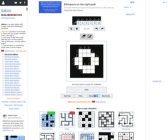 Puzzle-Kakuro.com(Play online Kakuro) Screenshot