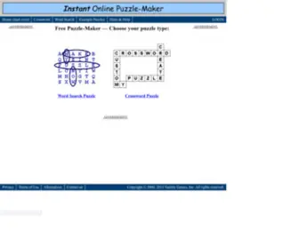 Puzzle-Maker.com(Free Online Puzzle Maker) Screenshot